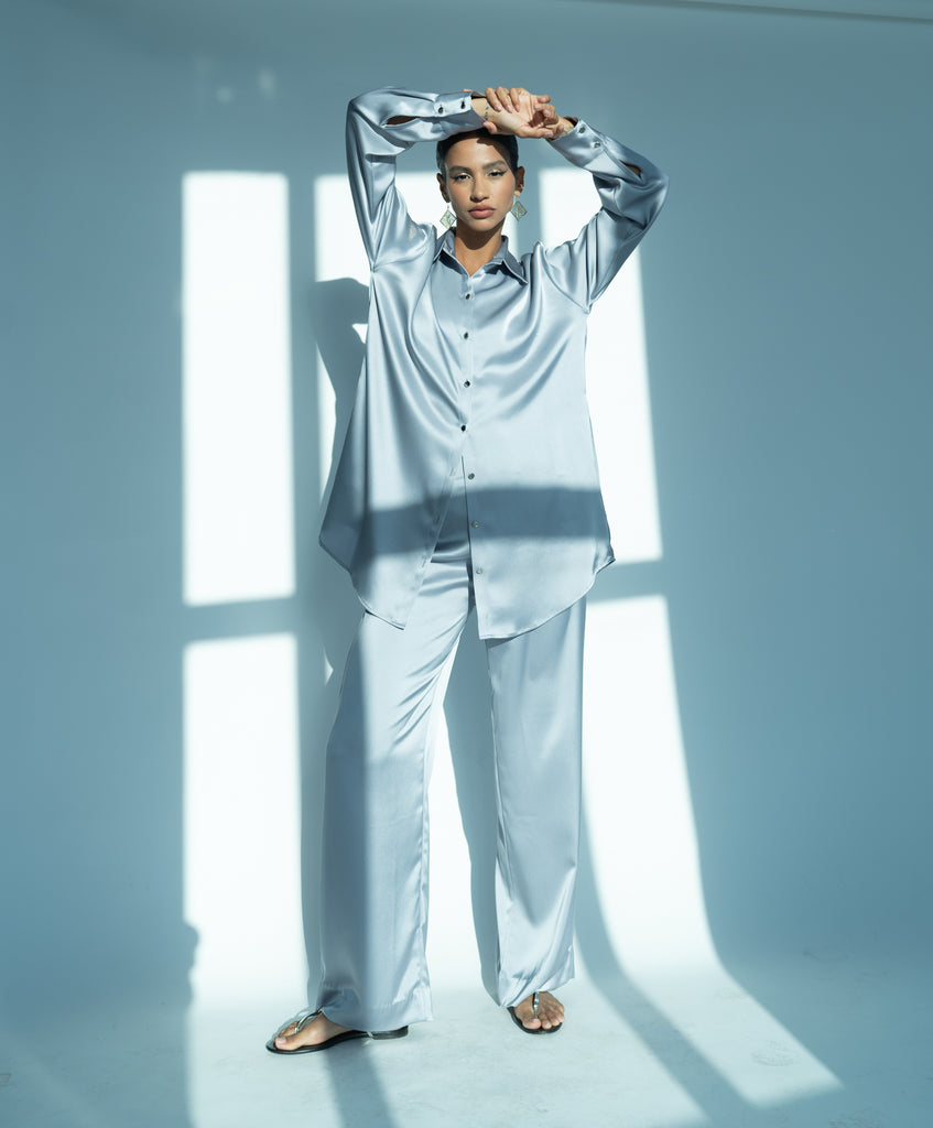 Silk Shirt Silver