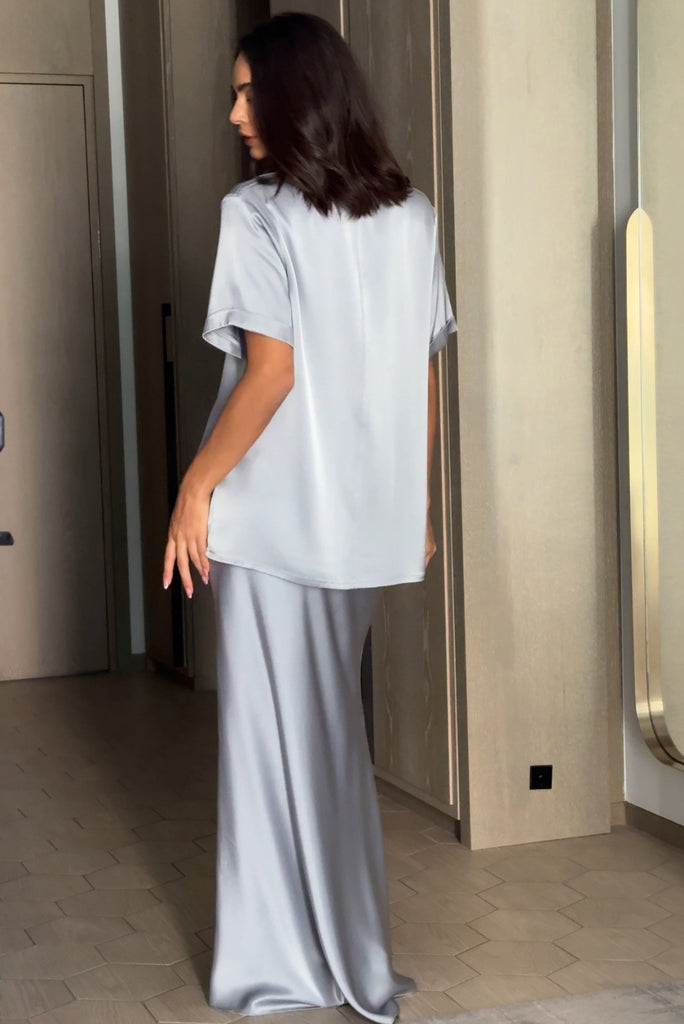 Silk Polo Silver
